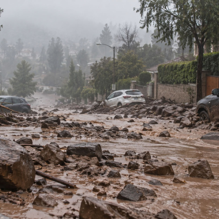 Las Condes: un aluvión devastador sobre una quebrada cuyo riesgo ya era conocido